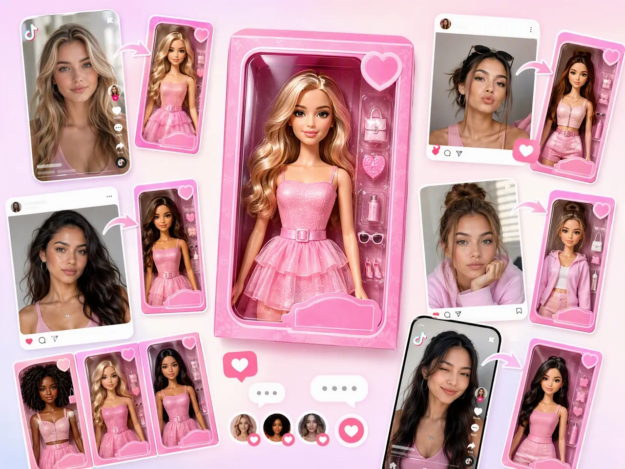 Join Viral Barbie Box Trends With Personalized Images