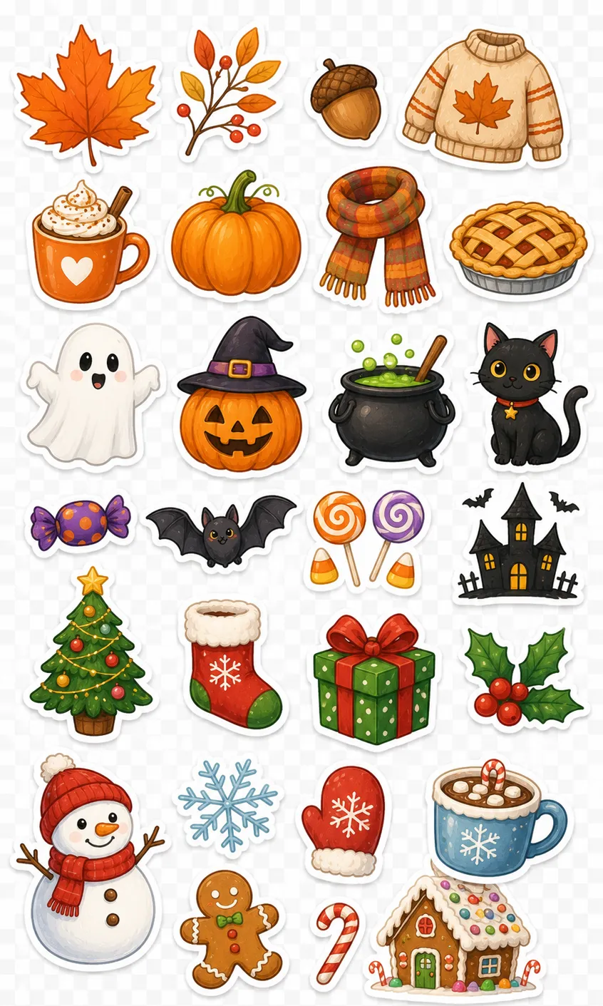 Holiday Clipart Set