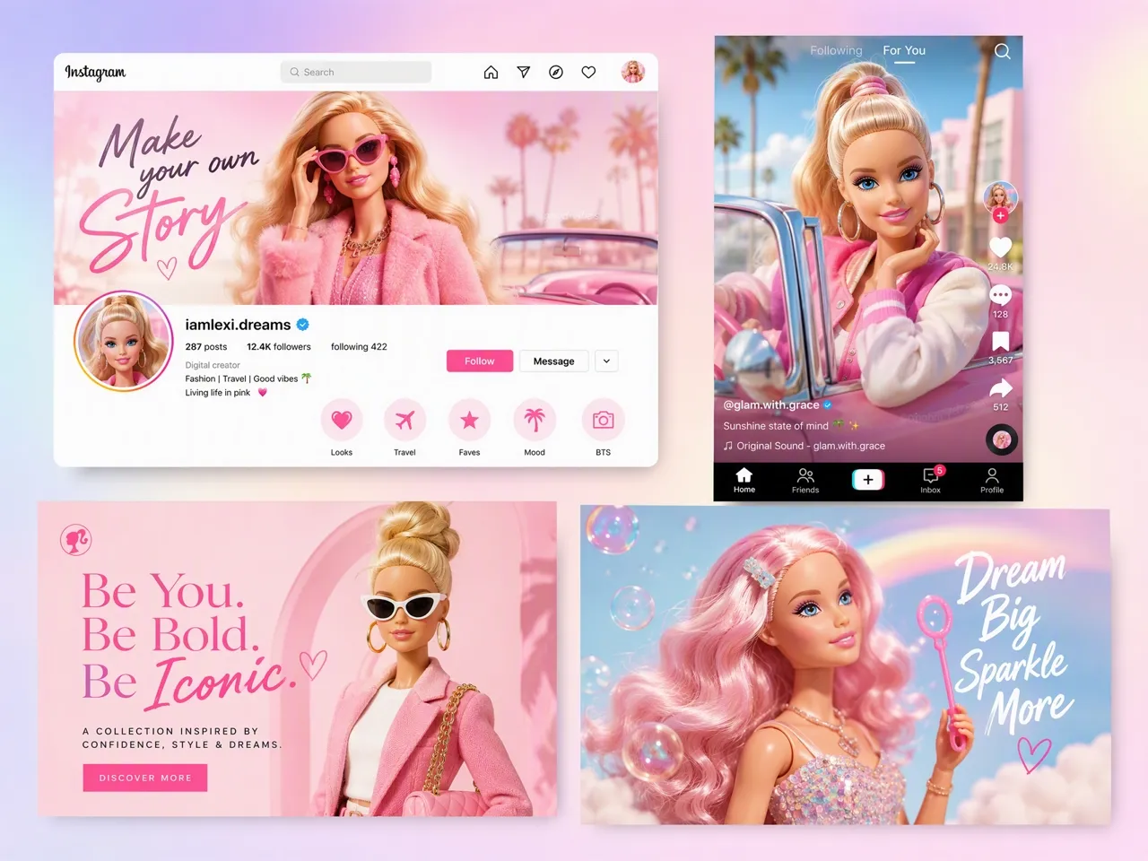 Produce Unique Barbie-Themed Content