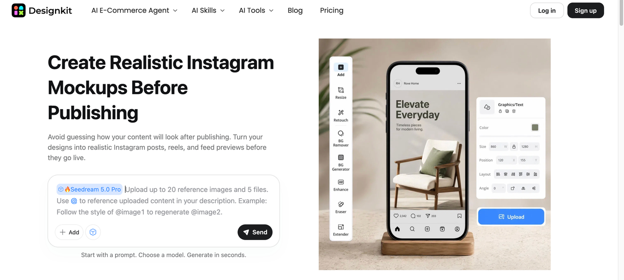 Create Instagram Carousels With Designkit