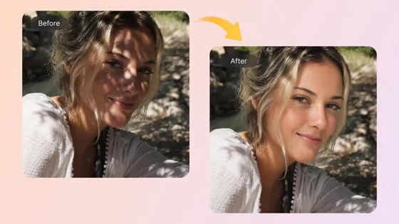 remove shadows from photos