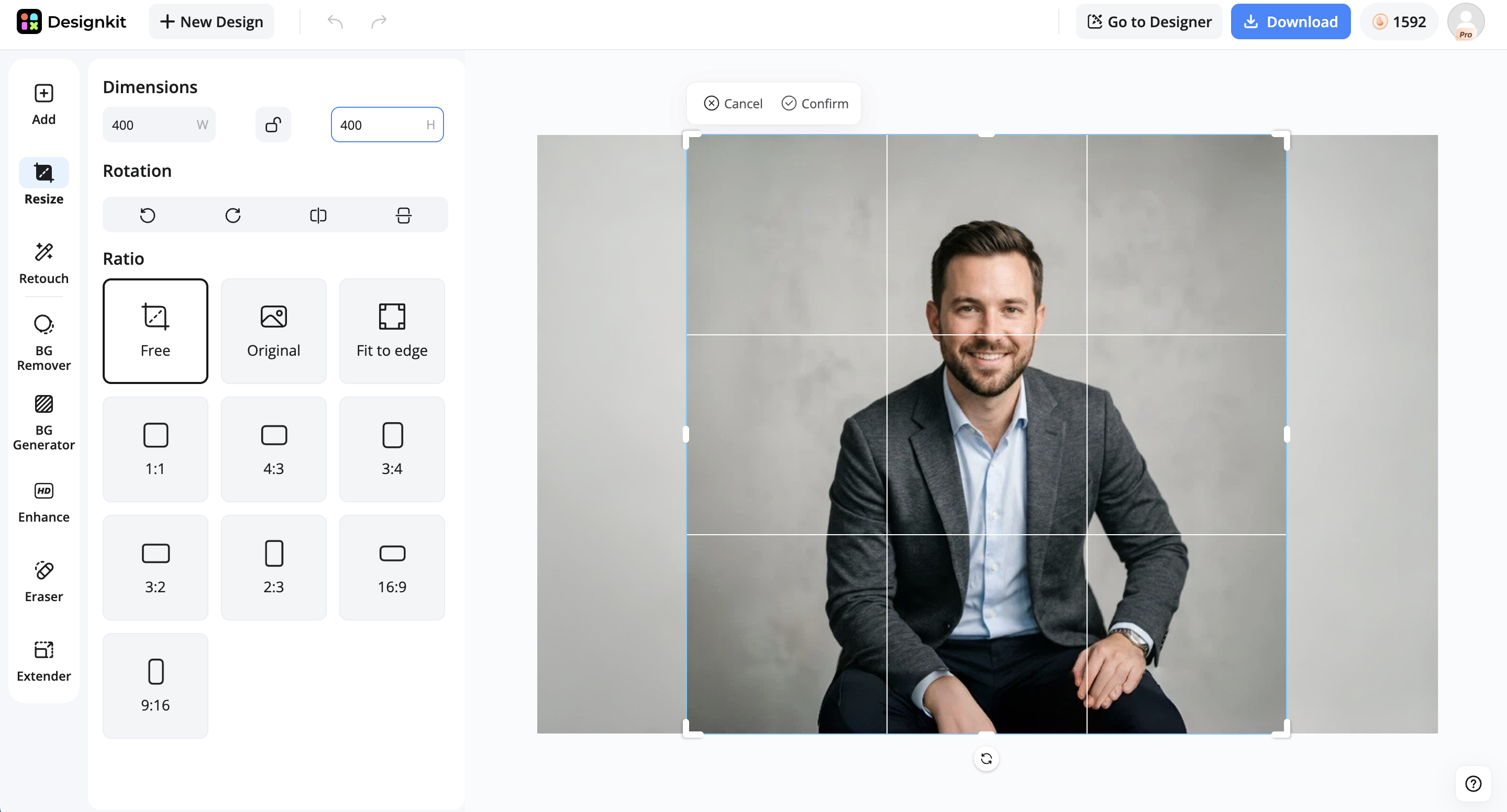 How to Prepare a LinkedIn-Ready Image in 3 Steps Adjust LinkedIn Size and Edit