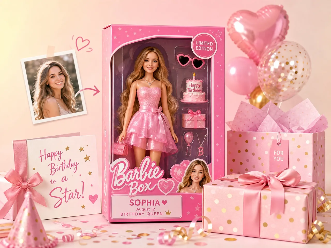 Design Personalized Barbie Box Gifts
