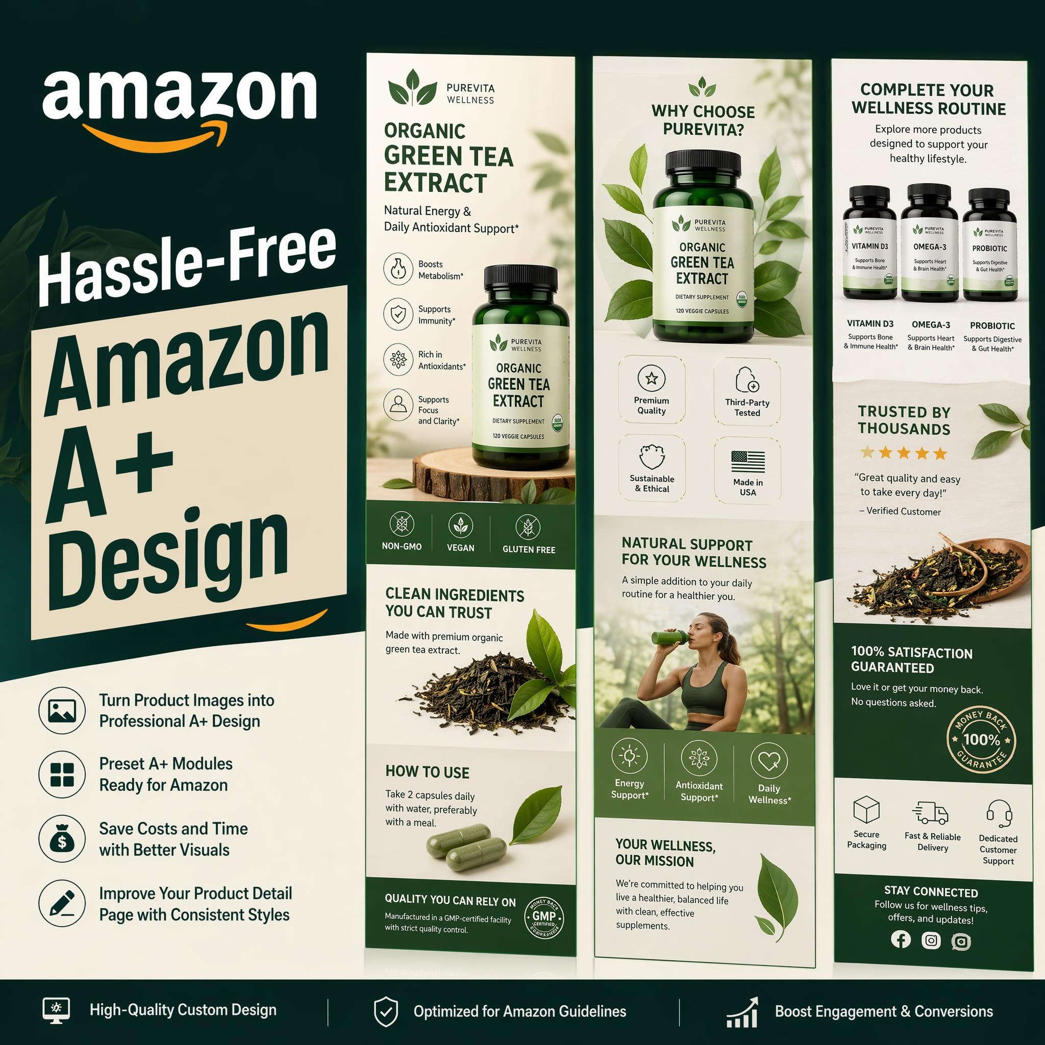 Crie conteúdo Amazon A+ agora