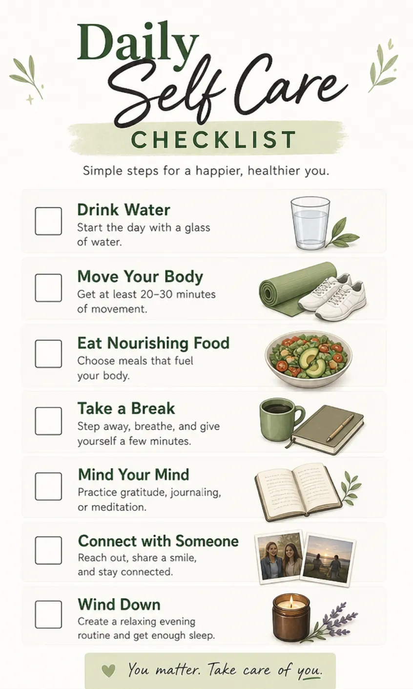 Daily Self Care Checklist
