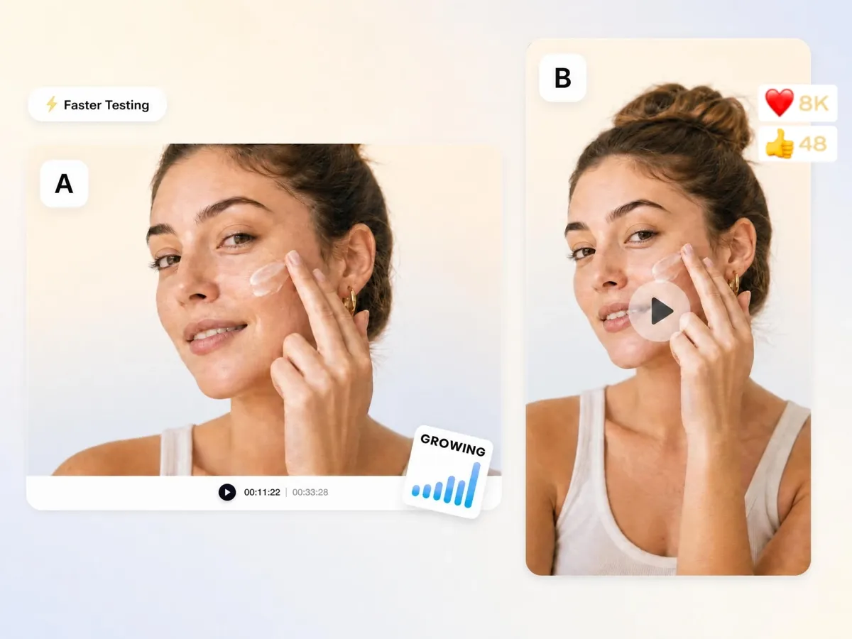 Buat Beberapa Iklan Video Sekaligus untuk A/B Testing