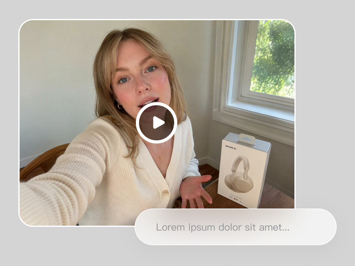 UGC & Talking-Head Content
