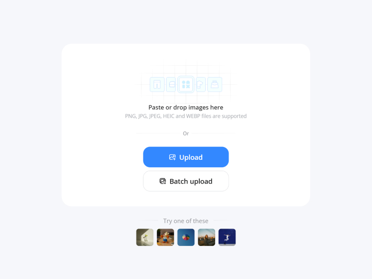 Upload Product Image or Reference