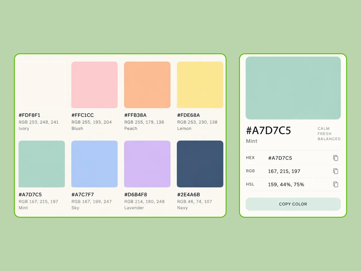 Get Exact HEX Codes and Color Values