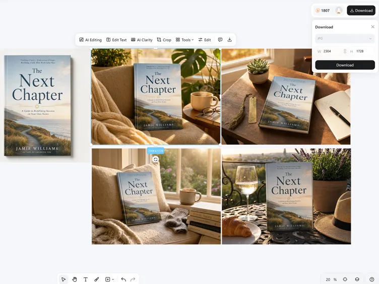 Preview and Export Marketing Assets