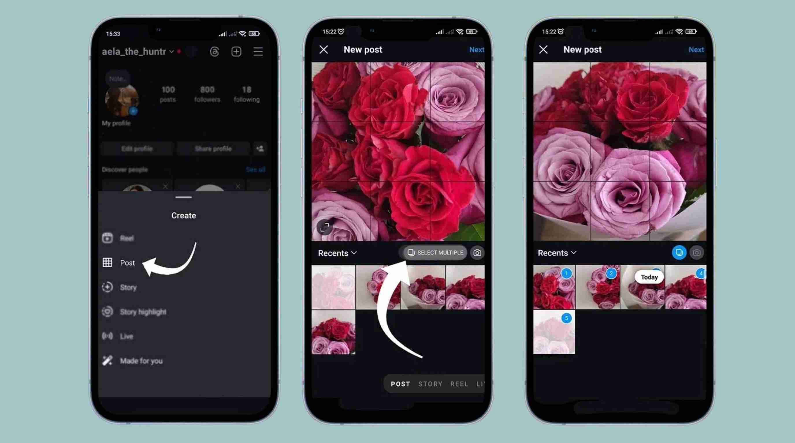 Post a Multi-Photo Carousel on Instagram