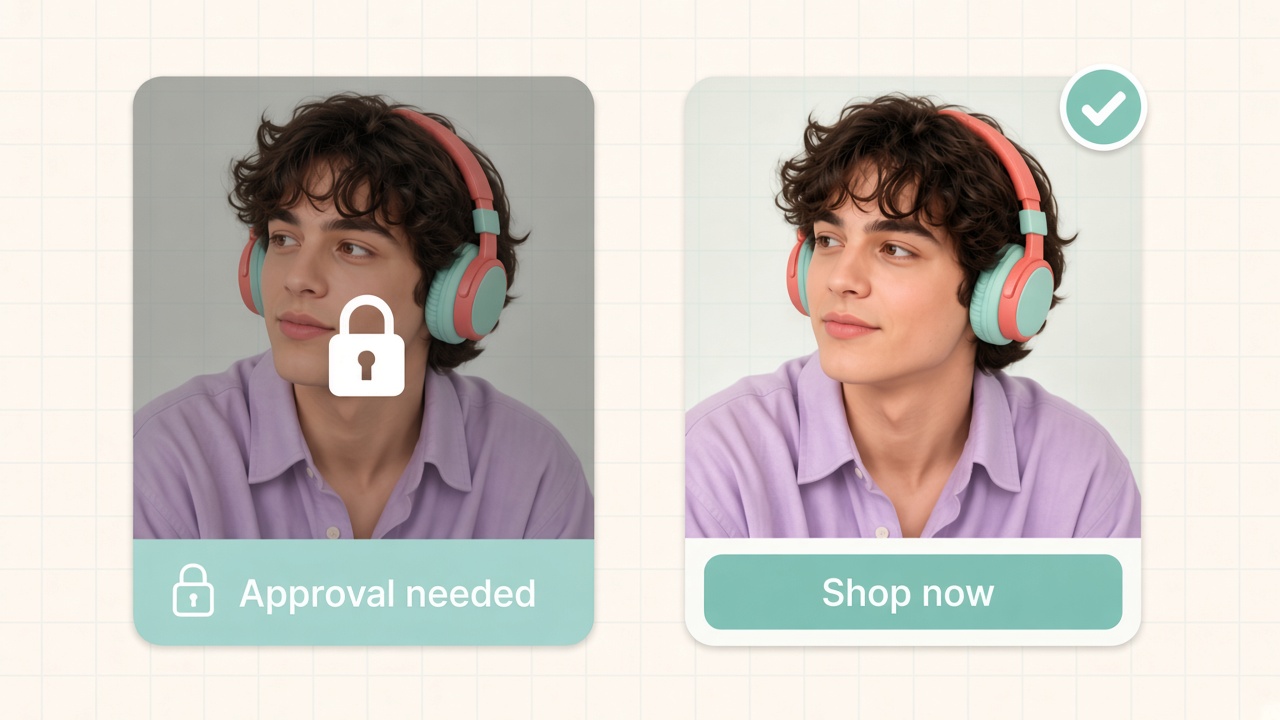 Locked Versus Shop Now
