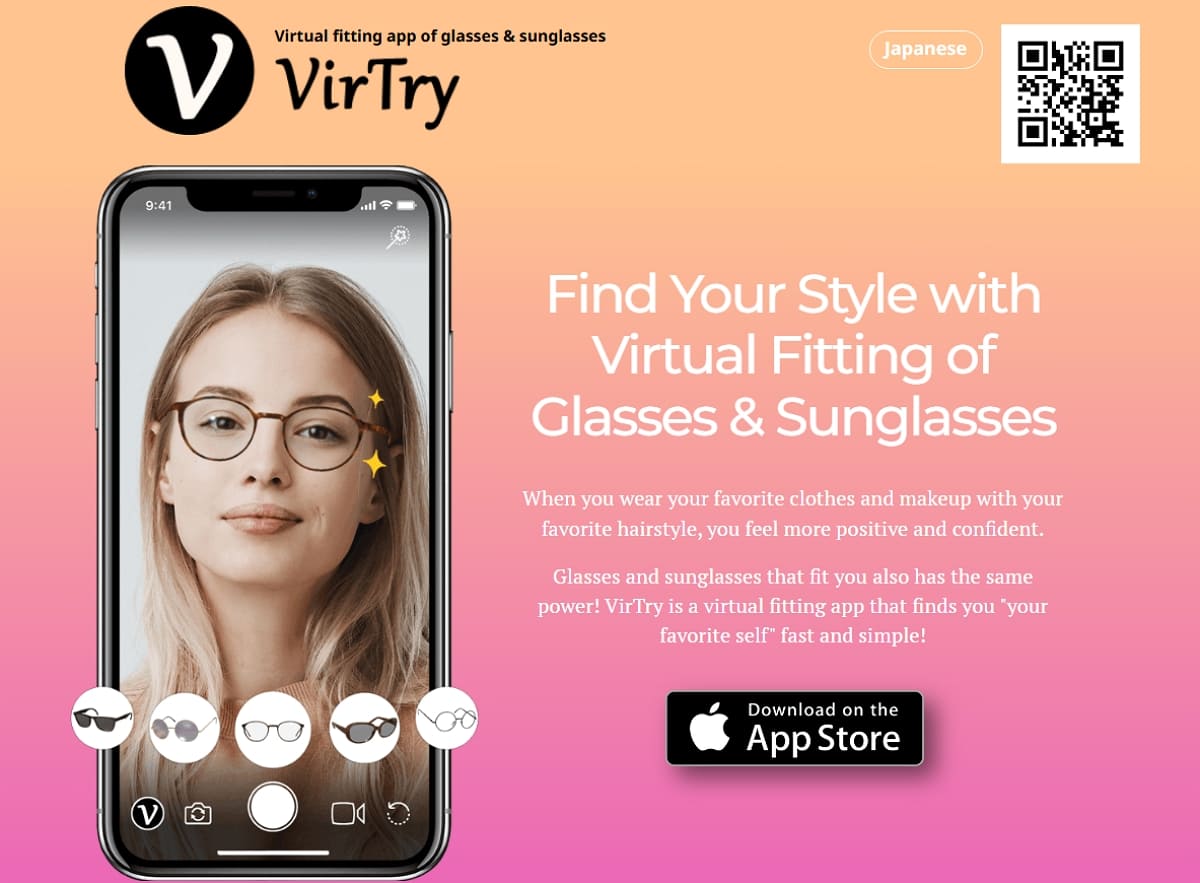 virtry glasses try on