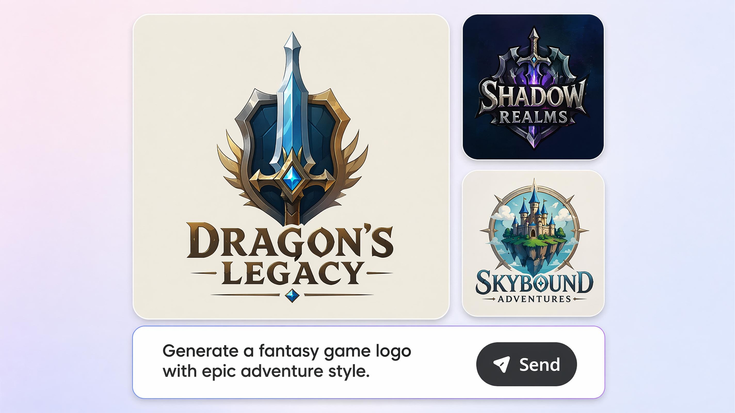 Create creative logos for your gaming channel