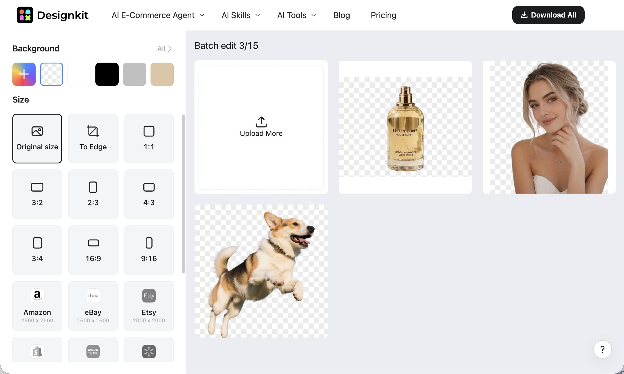 designkit remove bg in batch