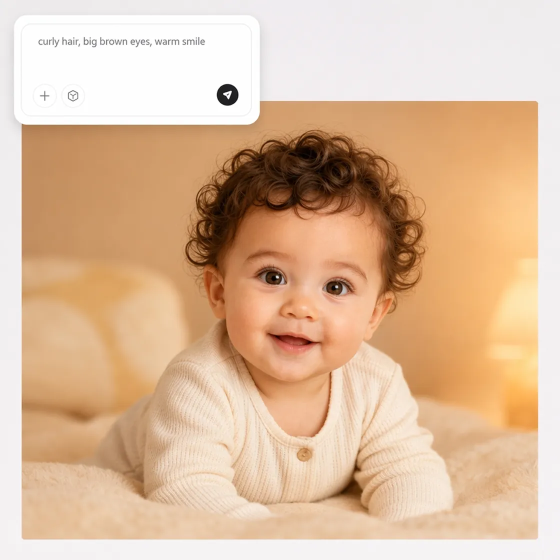 ai-generated baby from text