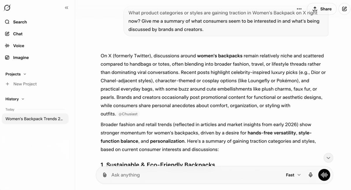 grok for e-commerce