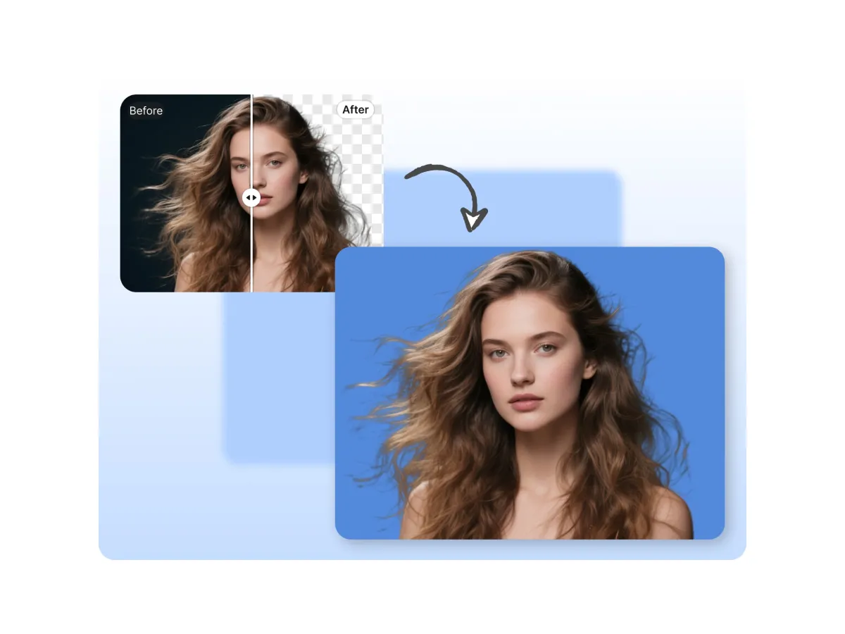 Refute Background Blue Add Blue Background to Photo Online for Free | Designkit