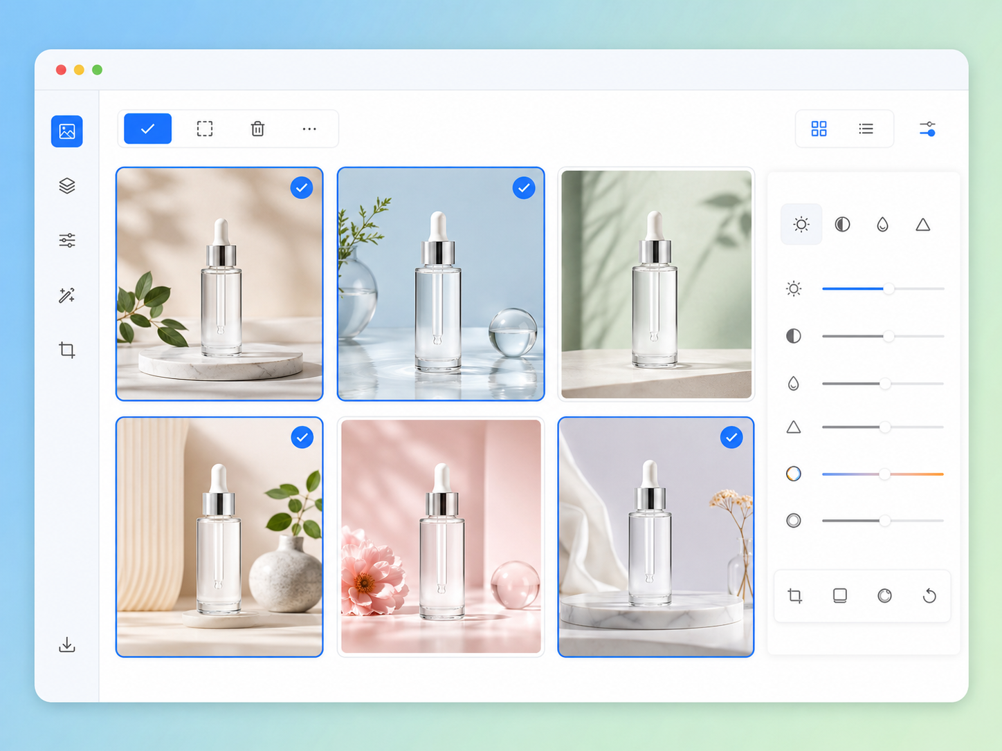 Coordene a produção recorrente de imagens