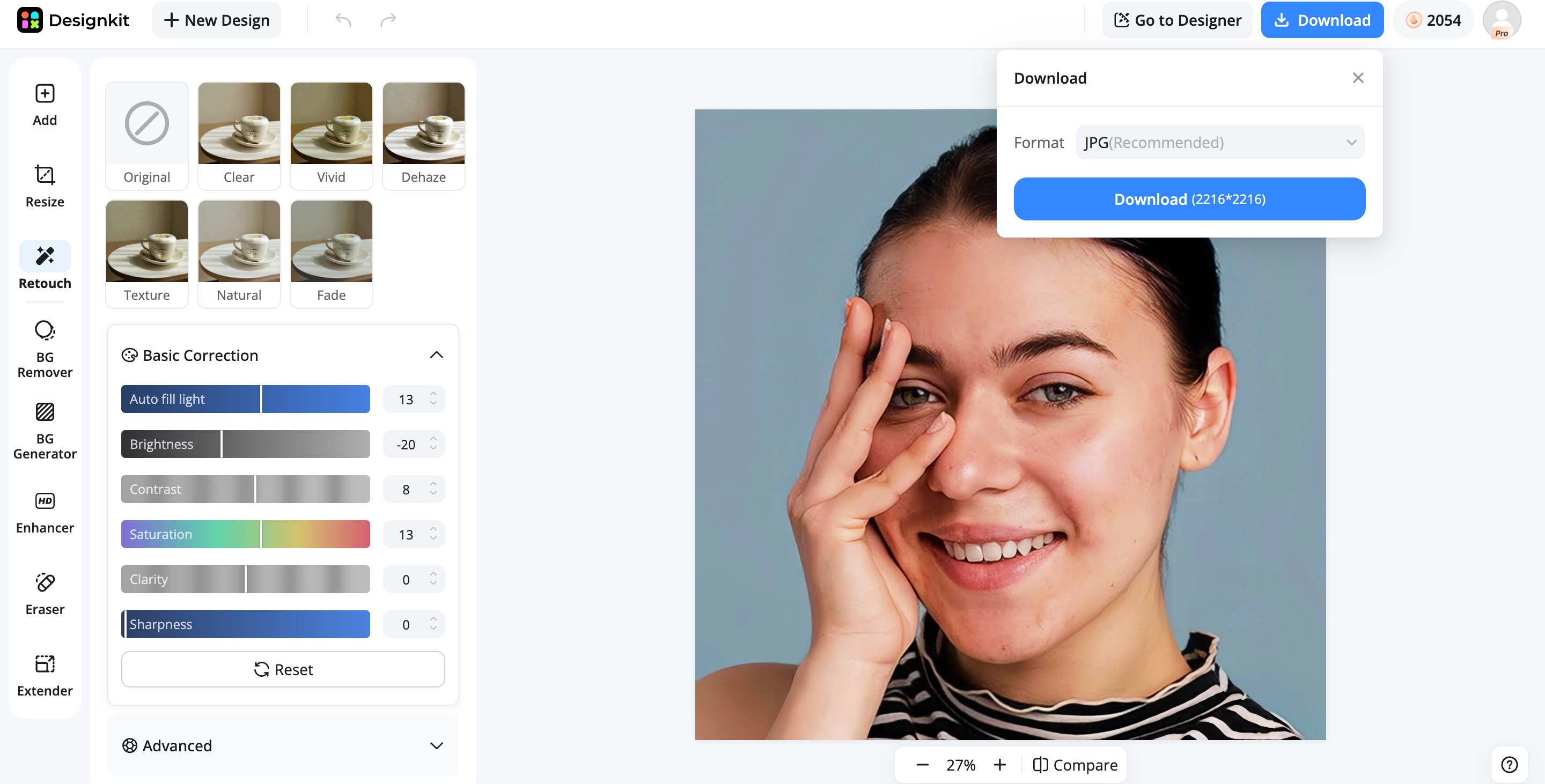 How to Edit and Enhance Images with Designkit Export Your Final Image