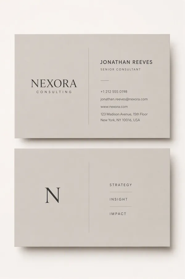 Professional Business Cards