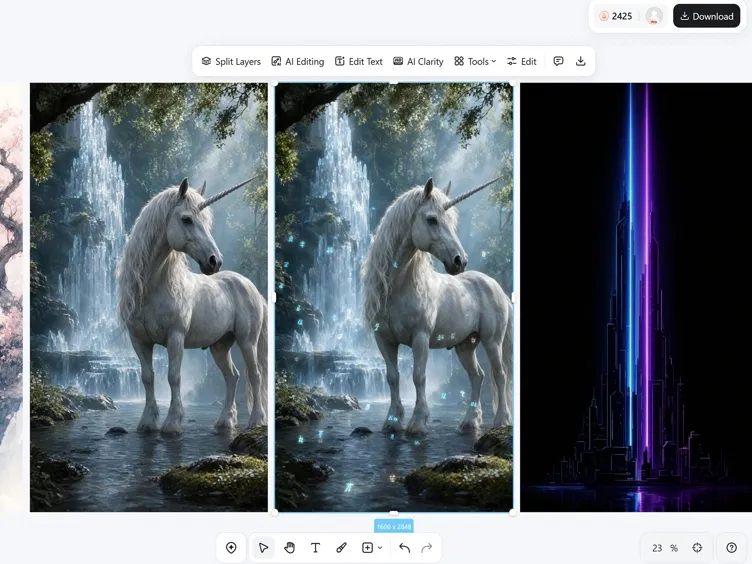 Generate, Compare, and Download