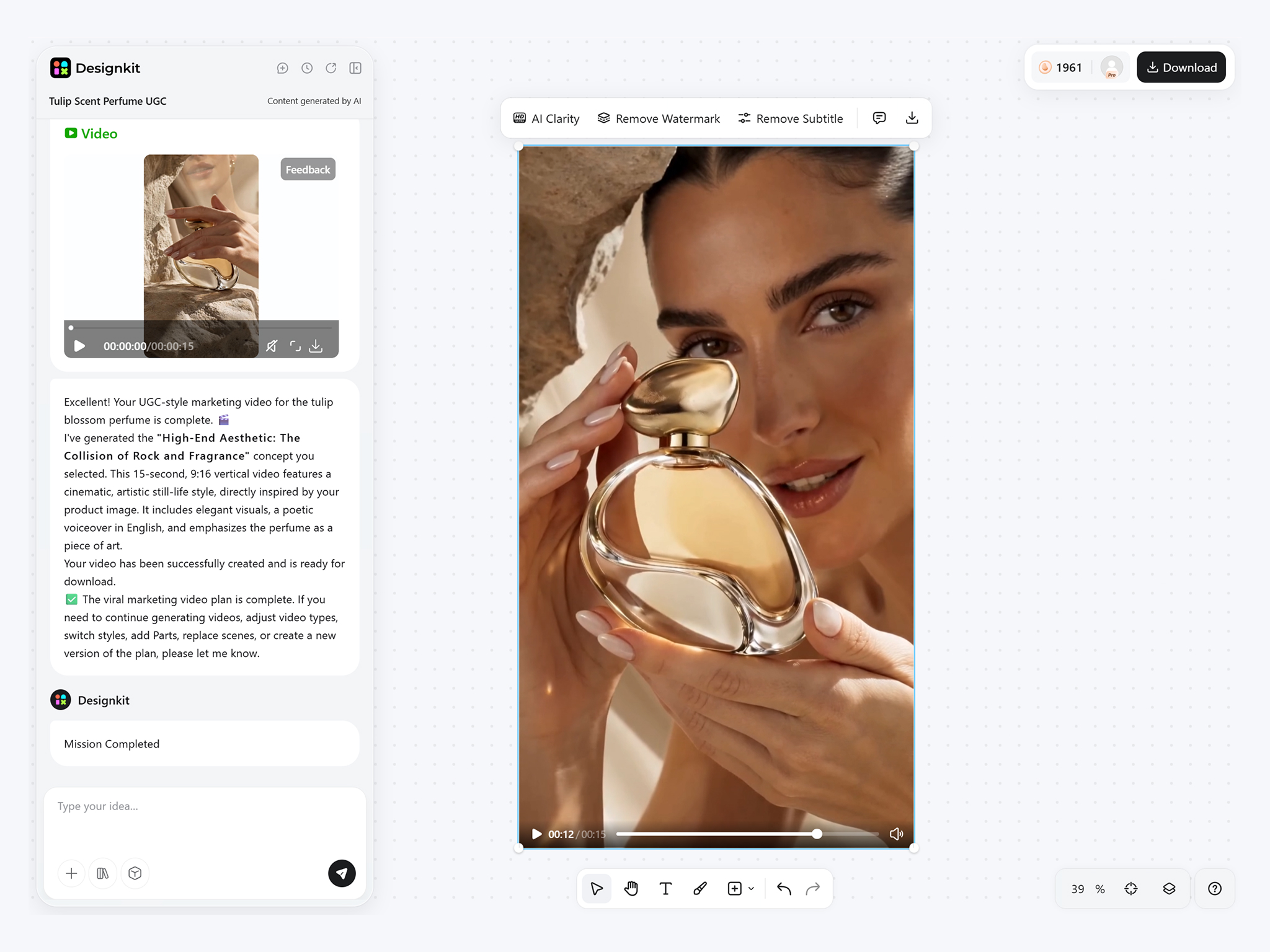 Preview and Export