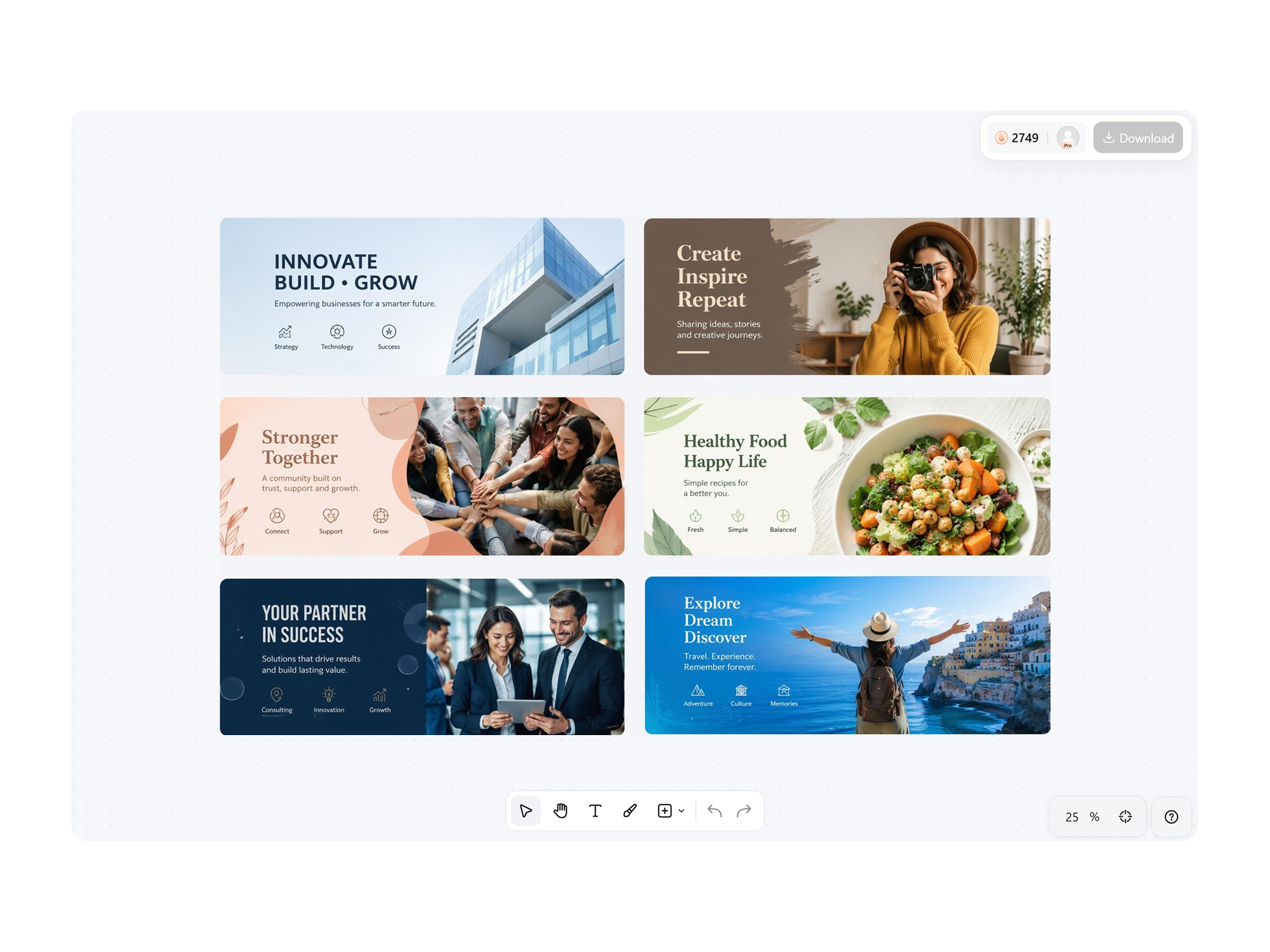 Cover Layouts for Pages, Creators, and Groups
