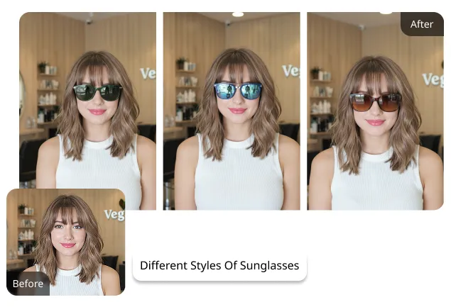AI virtual glasses try-on ai virtual glasses try-on