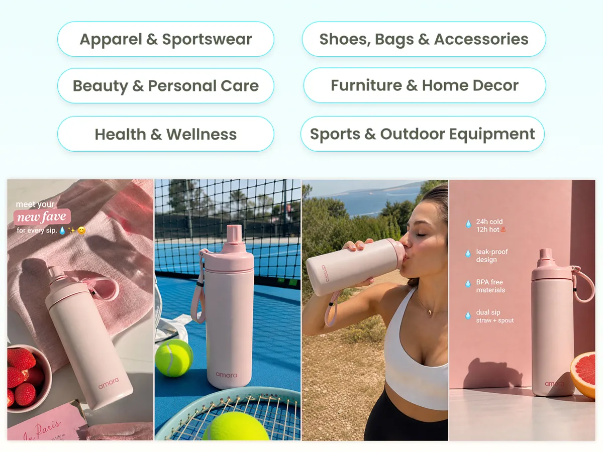 Choose Templates for Your Product Category