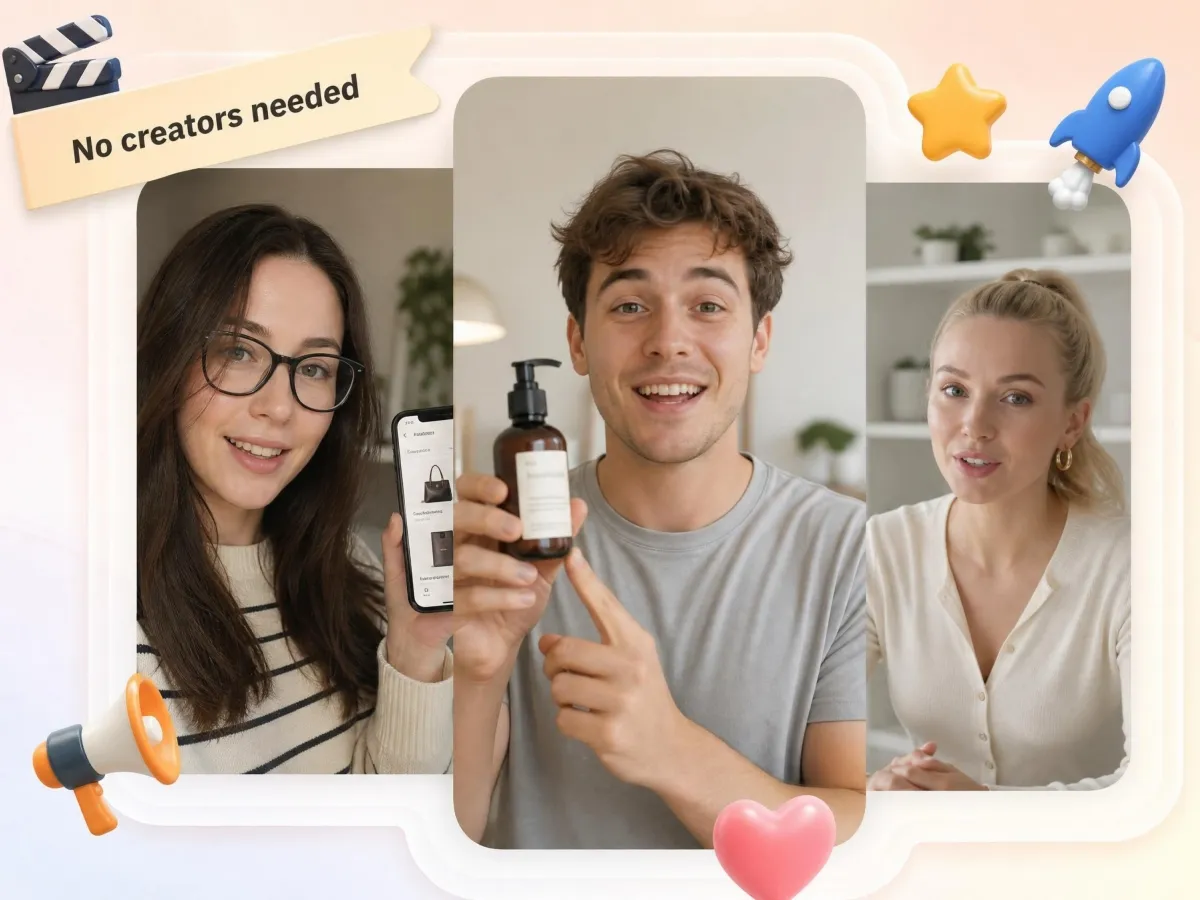 Create UGC Videos Without Creators
