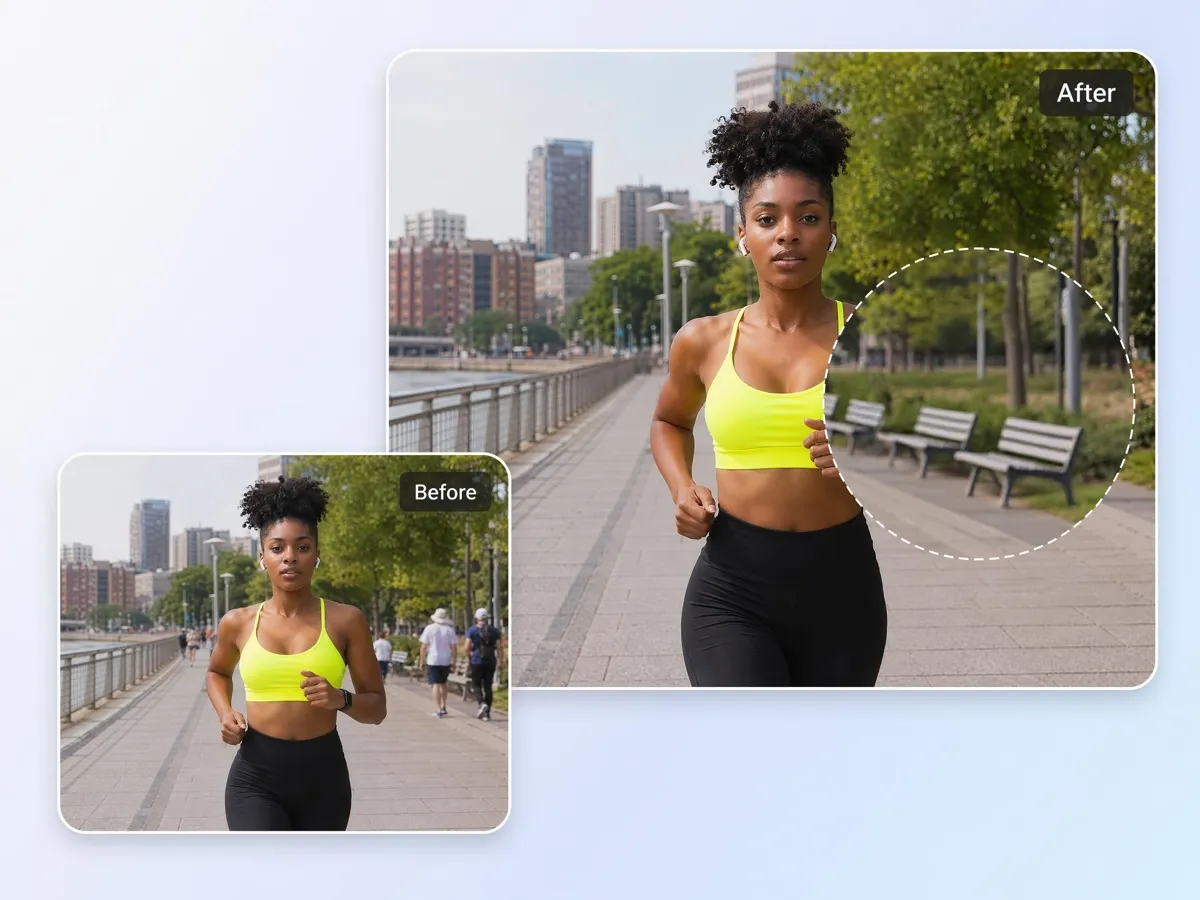 AI Rebuilds the Background After Removal