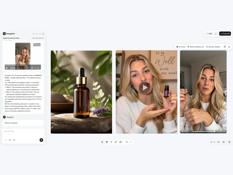Preview and export