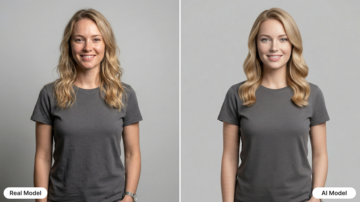 Compare ai fashion models with real models compare ai fashion models with real models