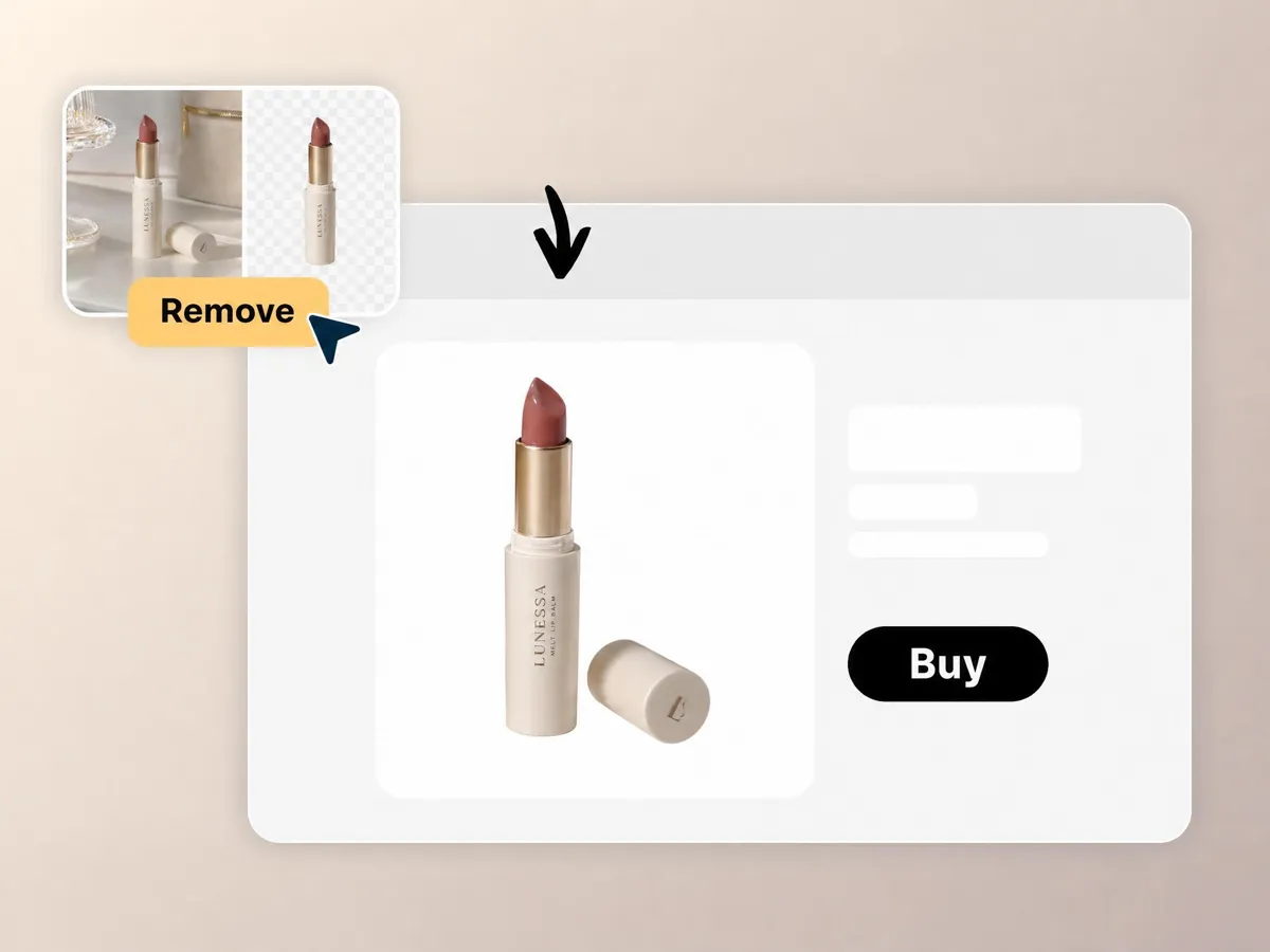 Removes Backgrounds without Damaging Product Edges