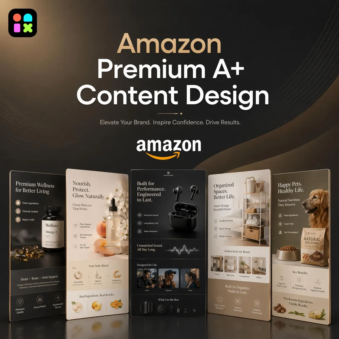 Crie conteúdo Premium A+ da Amazon