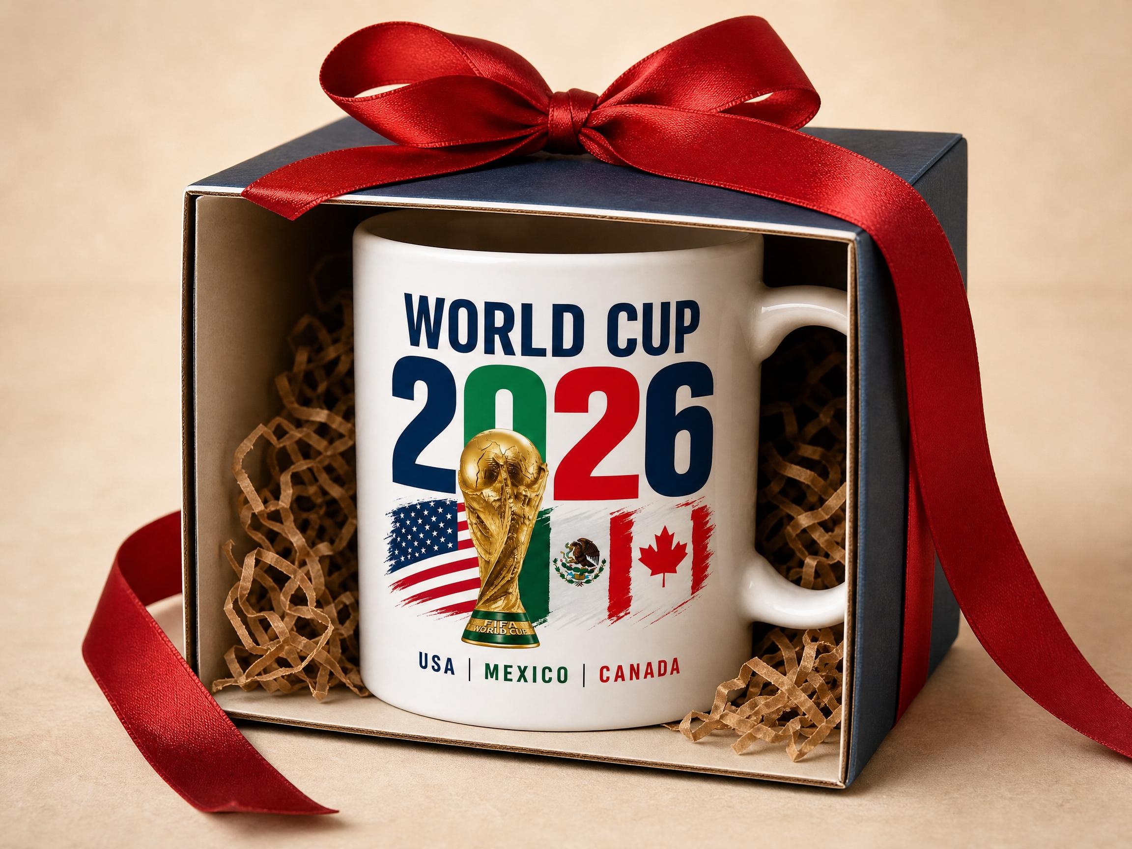 World Cup Mug Gift Presentation Image