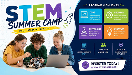 STEM Camp Poster