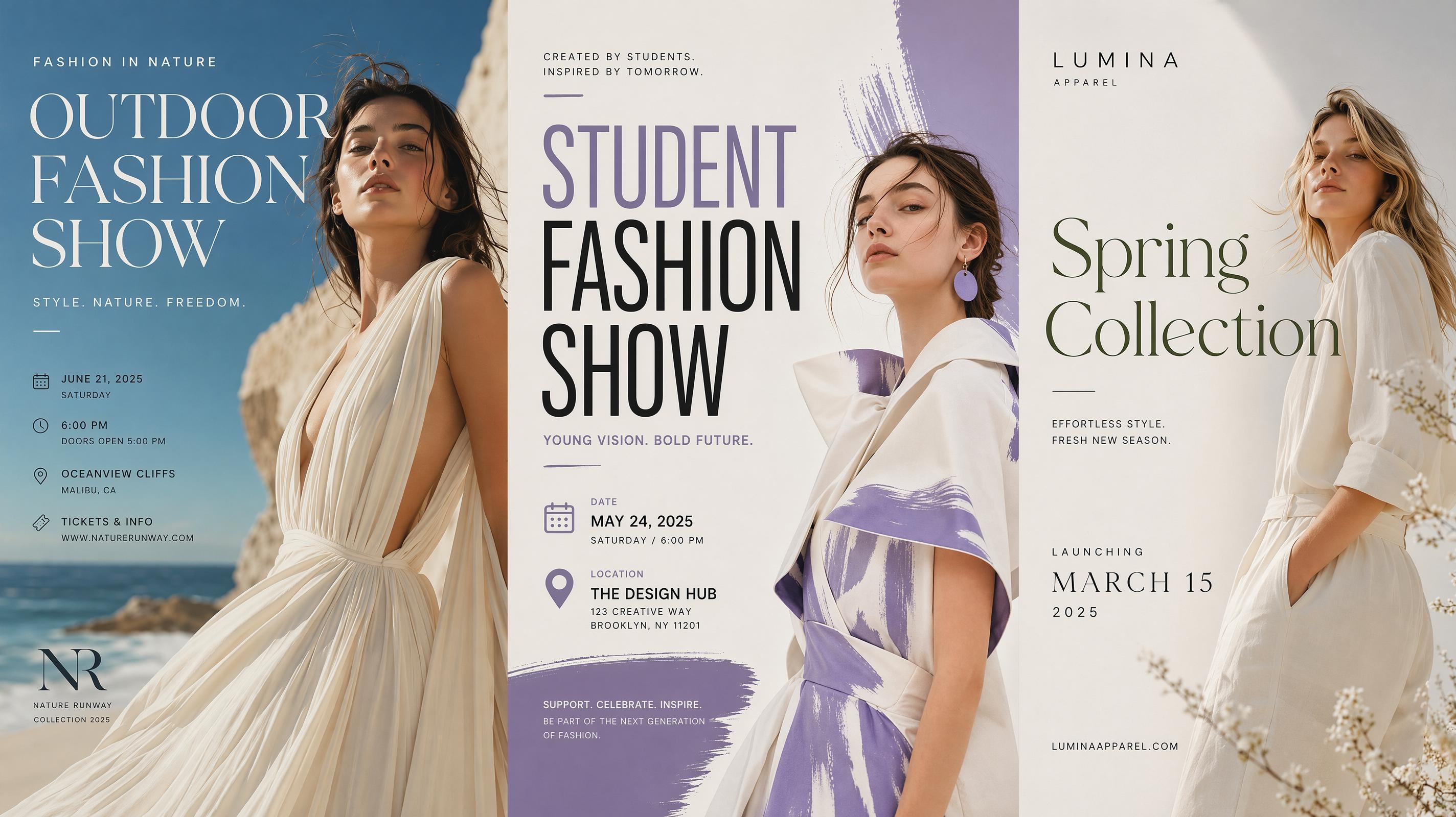 AI Generated fashion poster
