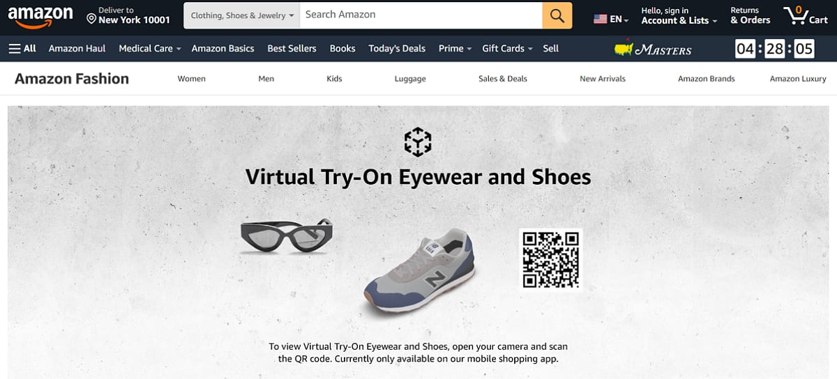 Amazon virtual try on amazon virtual try on