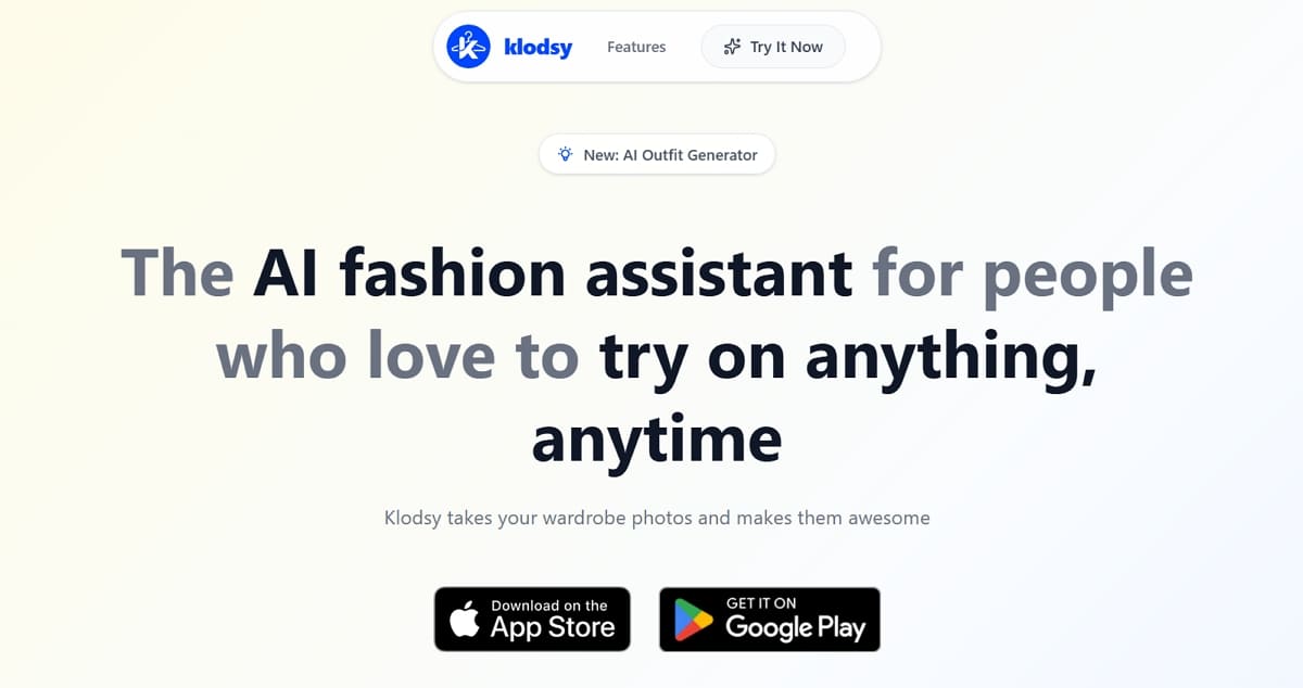 klodsy ai virtual try on