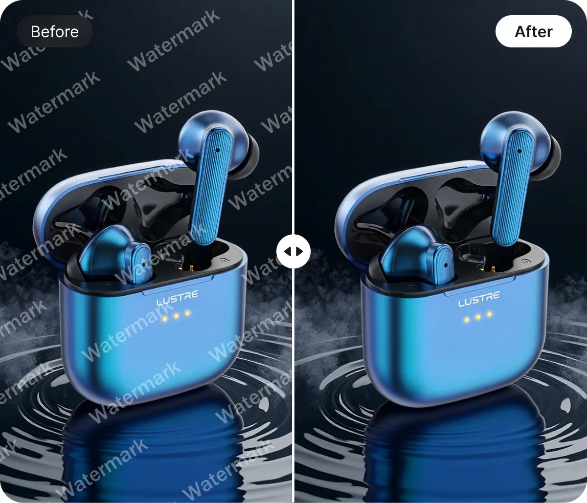 erase text from product image