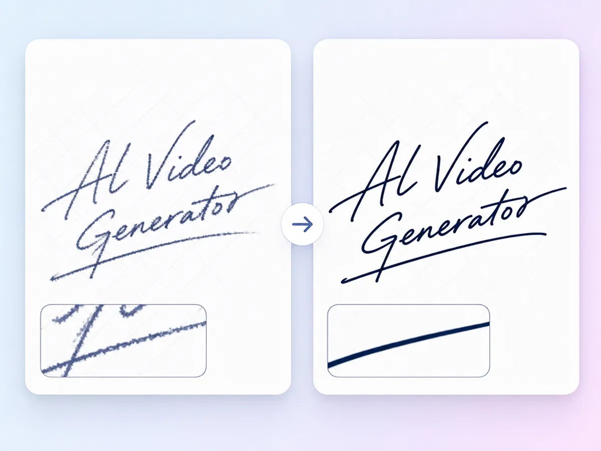 Draw Smooth Autographs with Stroke Correction
