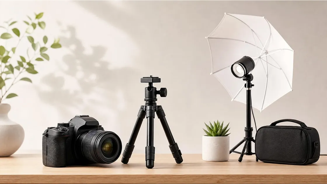 Product Photography Starter Kit Setup