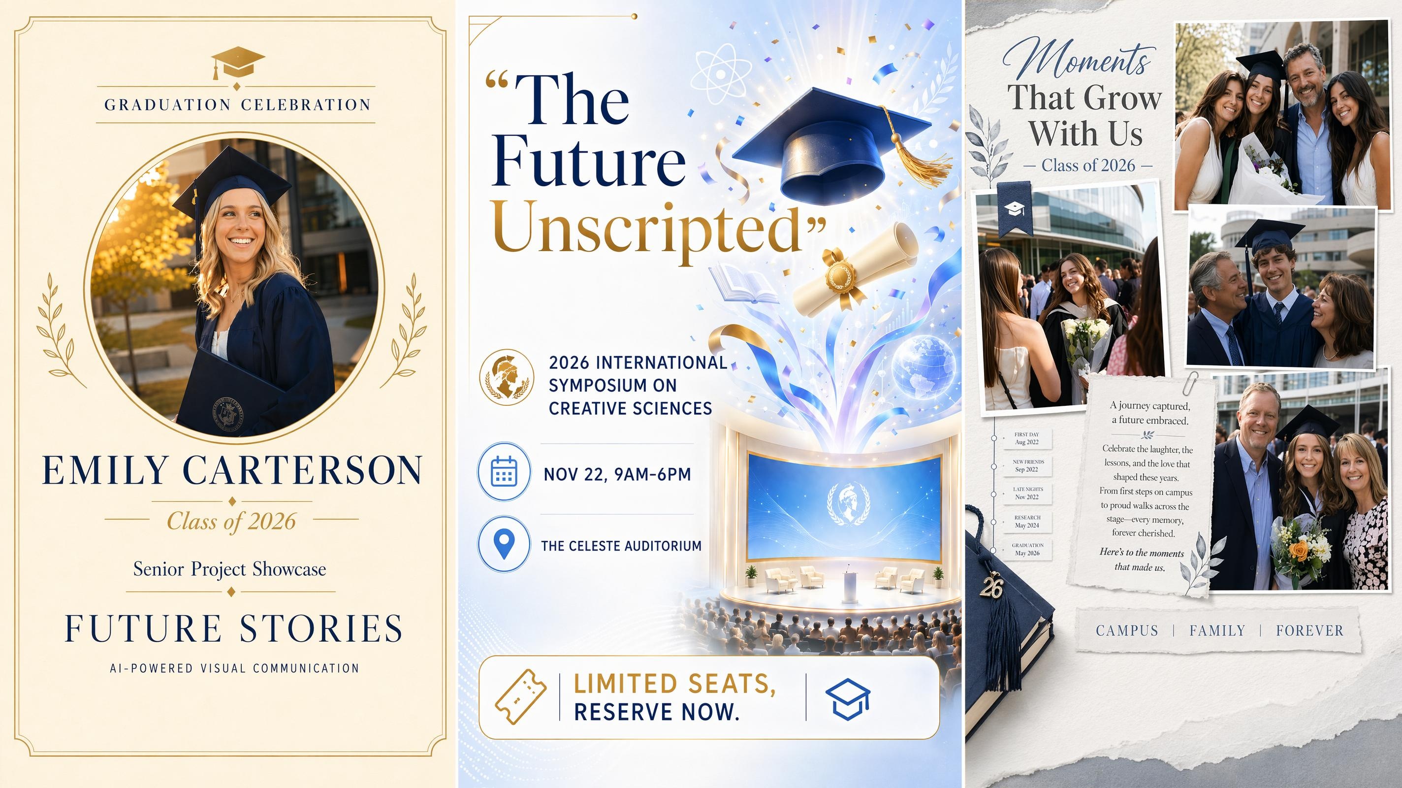 ai graduation poster generator