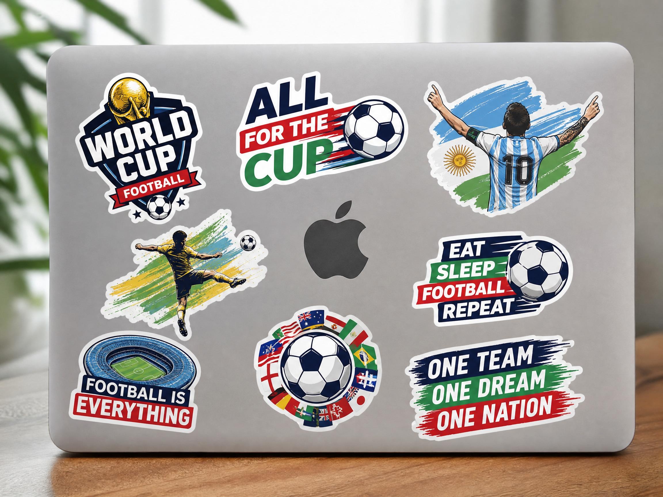 World Cup Stickers for notebook