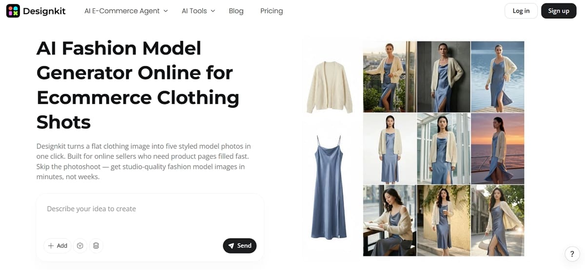 designkit ai fashion model generator