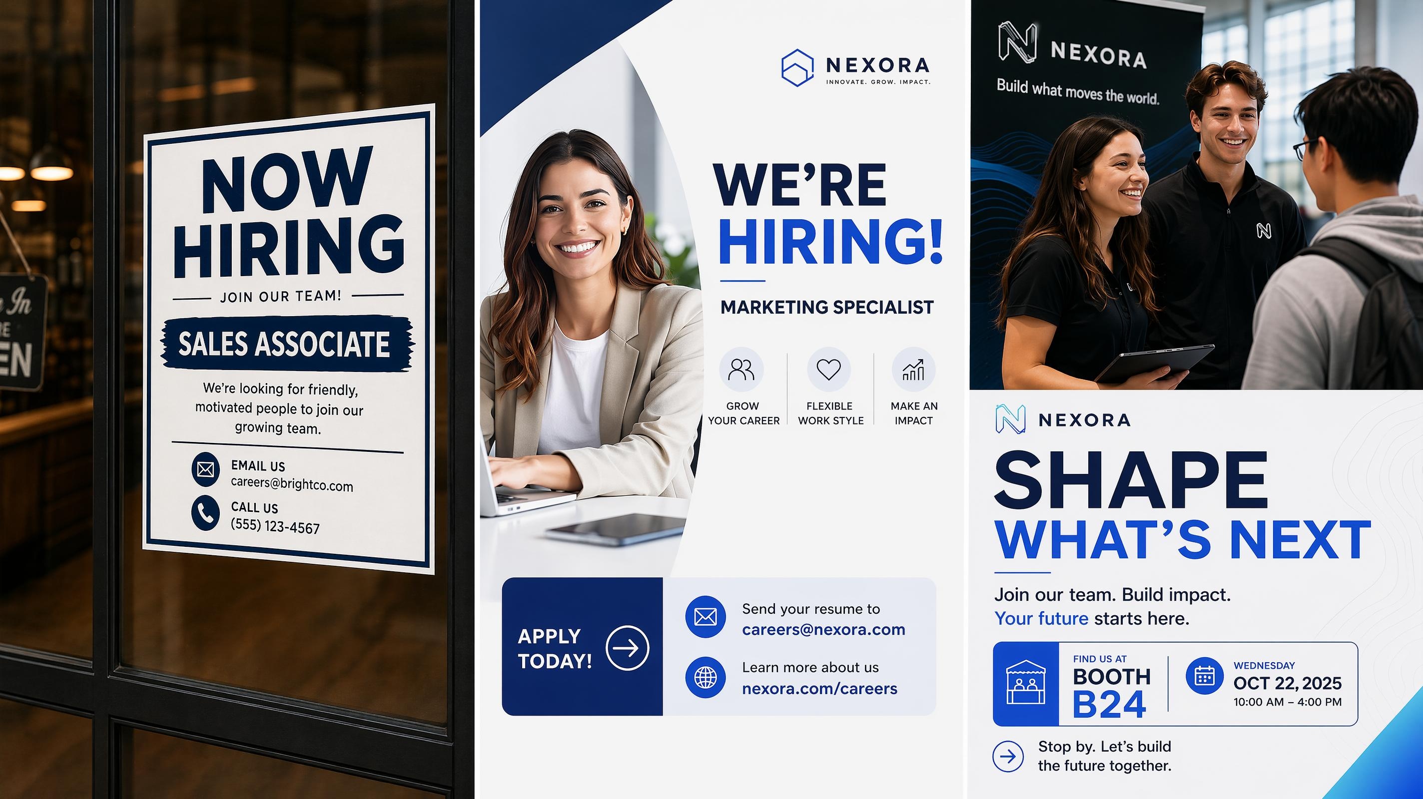 hiring poster