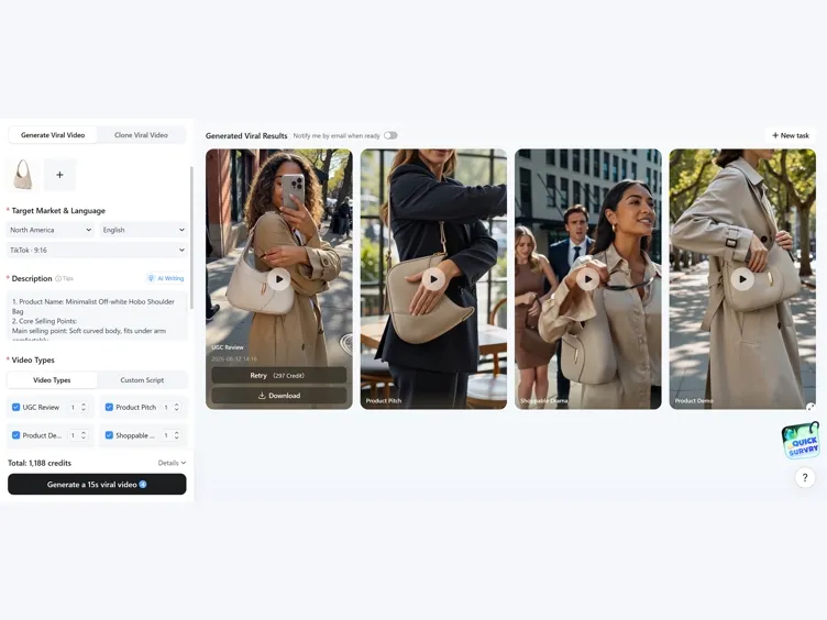 Transforme seu roteiro em um vídeo para TikTok