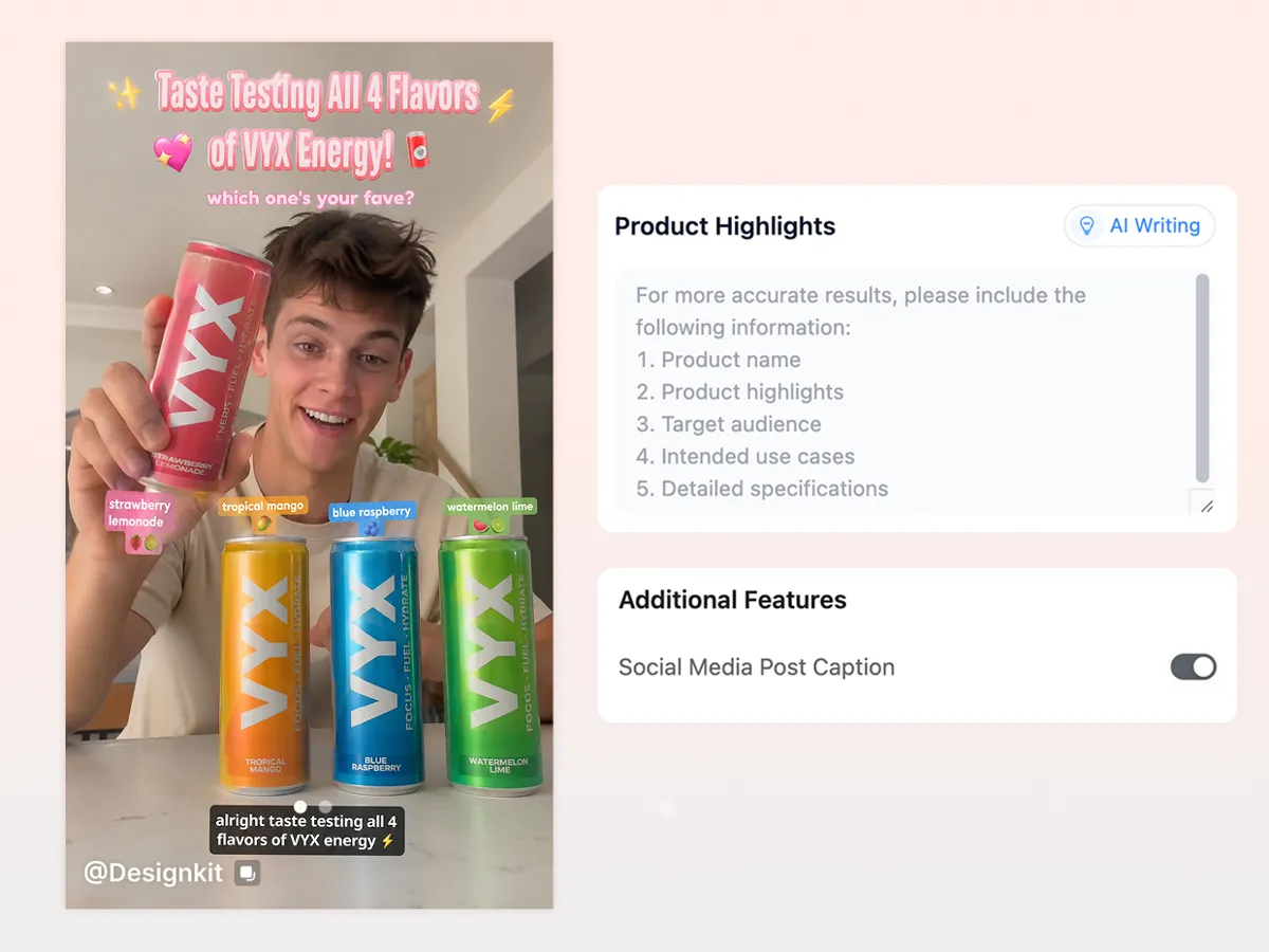Highlight Your Product's Key Features